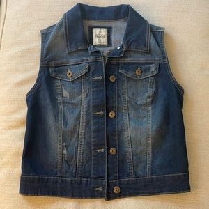 Mudd Jean Vest - Size M